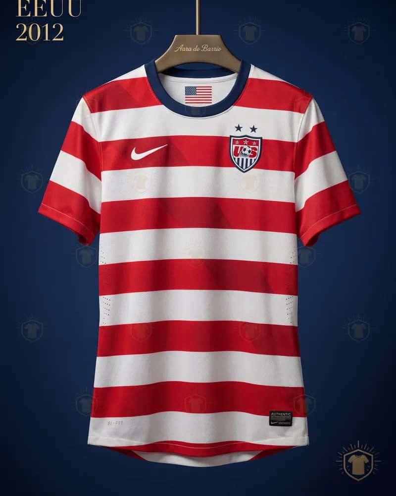 Camiseta local 2012 de Estados Unidos (recreación)