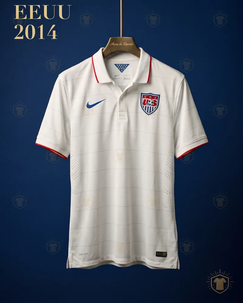 Camiseta local 2014 de Estados Unidos (recreación)