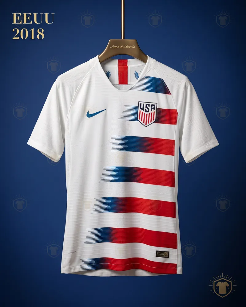 Camiseta local 2018 de Estados Unidos (recreación)