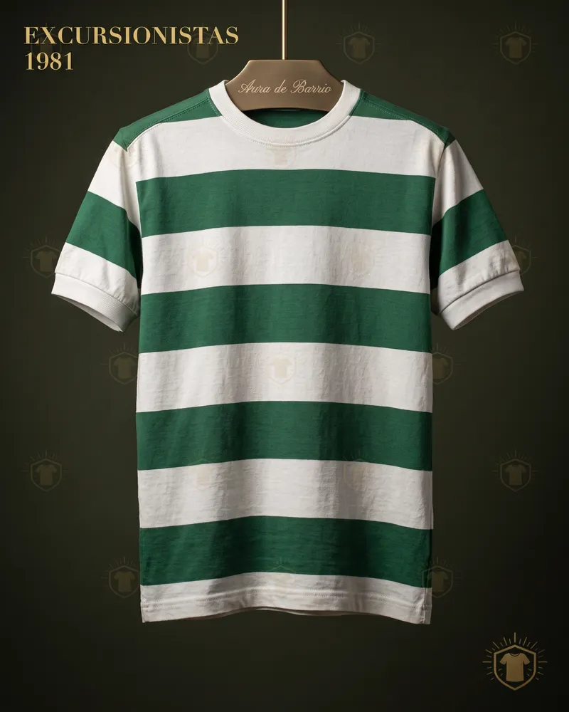 Camiseta local 1981 de Excursionistas (recreación)