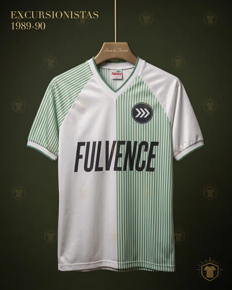 Camiseta local 1989–90 de Excursionistas (recreación)