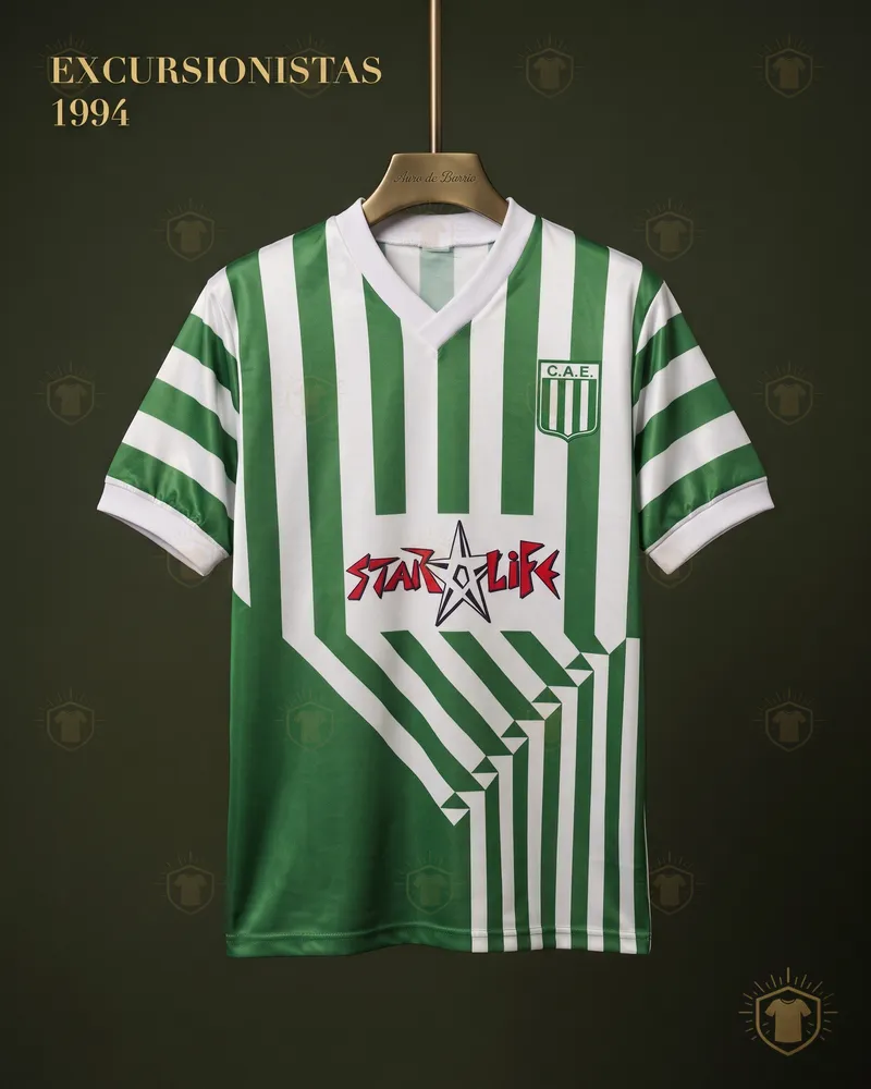 Camiseta local 1994 de Excursionistas (recreación)
