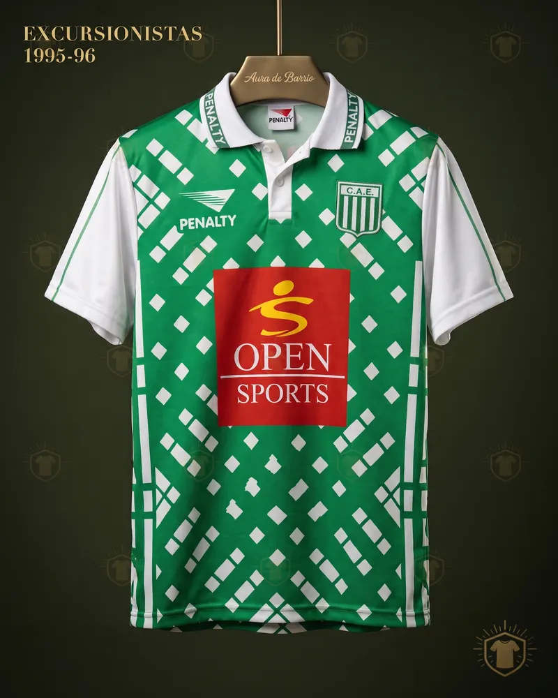 Camiseta local 1995–96 de Excursionistas (recreación)