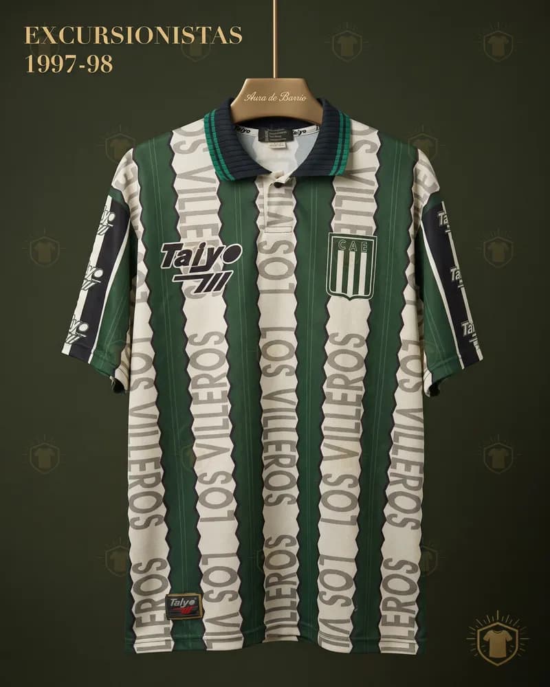 Camiseta local 1997–98 de Excursionistas (recreación)