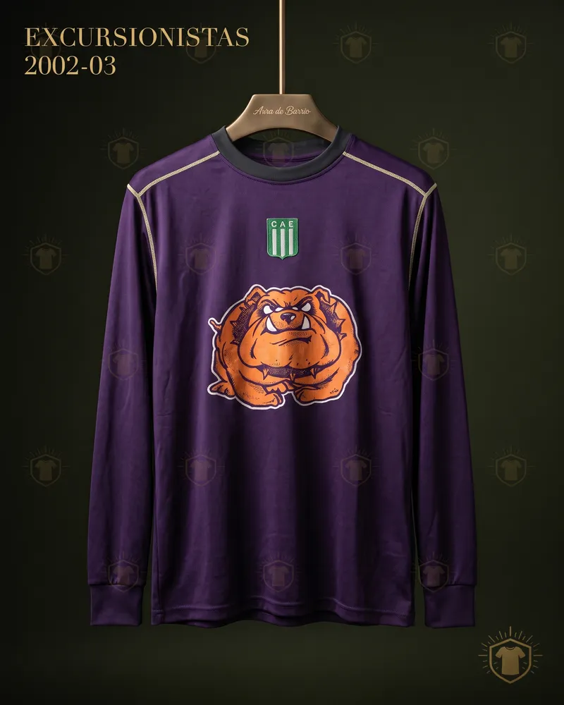 Camiseta arquero 2002–03 de Excursionistas (recreación)