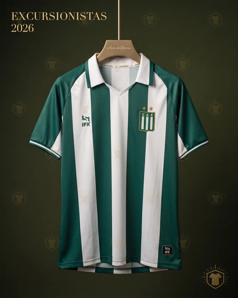Camiseta local 2026 de Excursionistas (recreación)