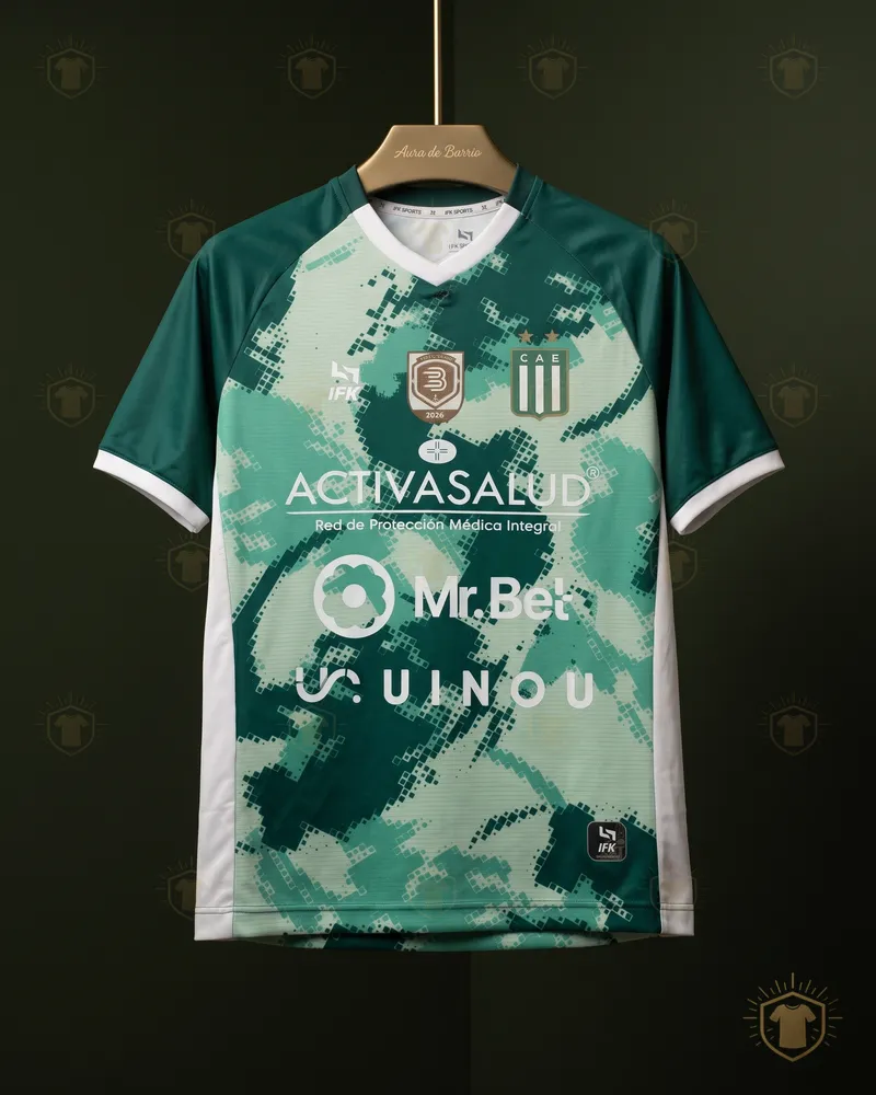 Camiseta visitante 2026 de Excursionistas (recreación)