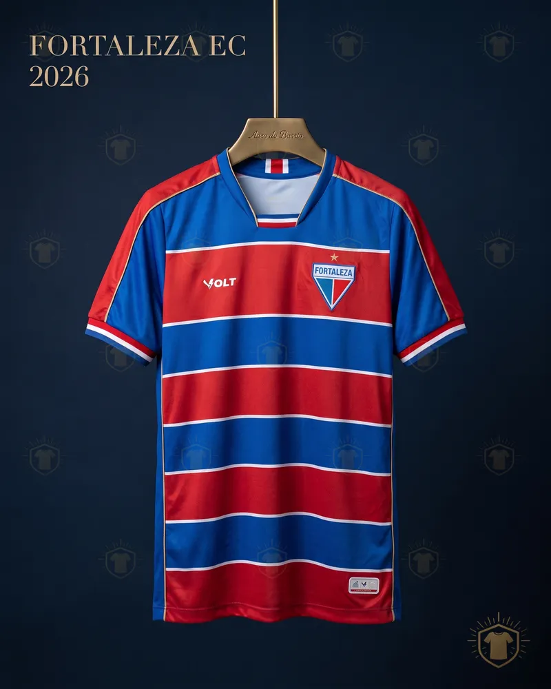 Camiseta local 2026 de Fortaleza EC (recreación)
