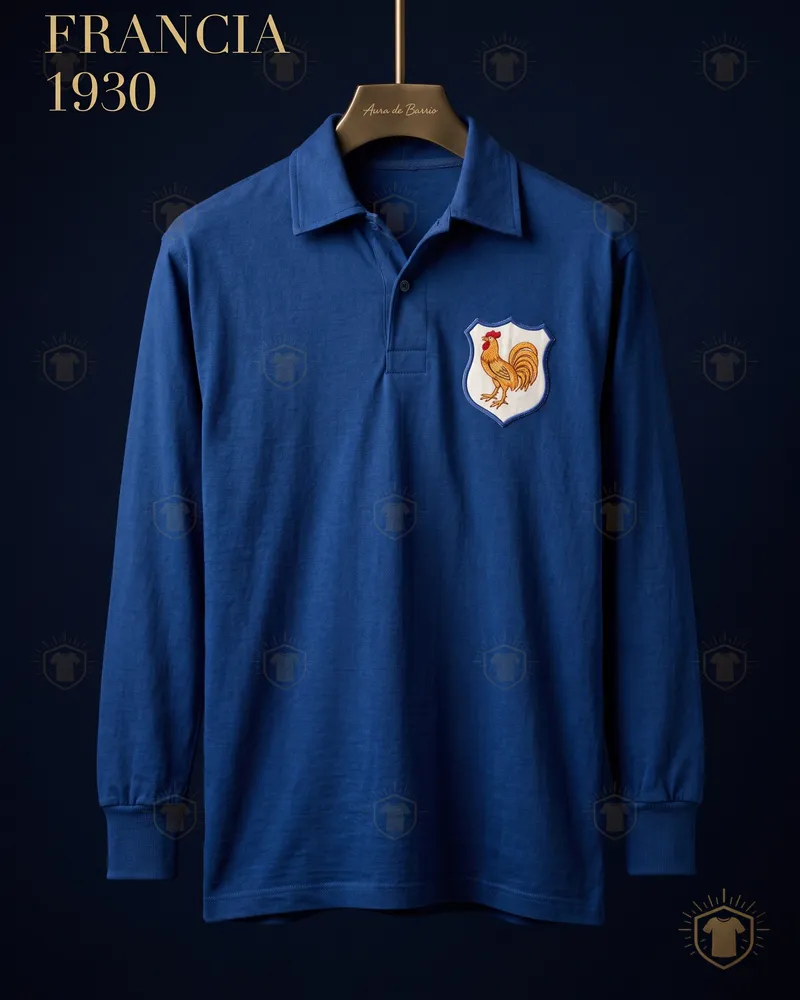 Camiseta local 1930 de Francia (recreación)
