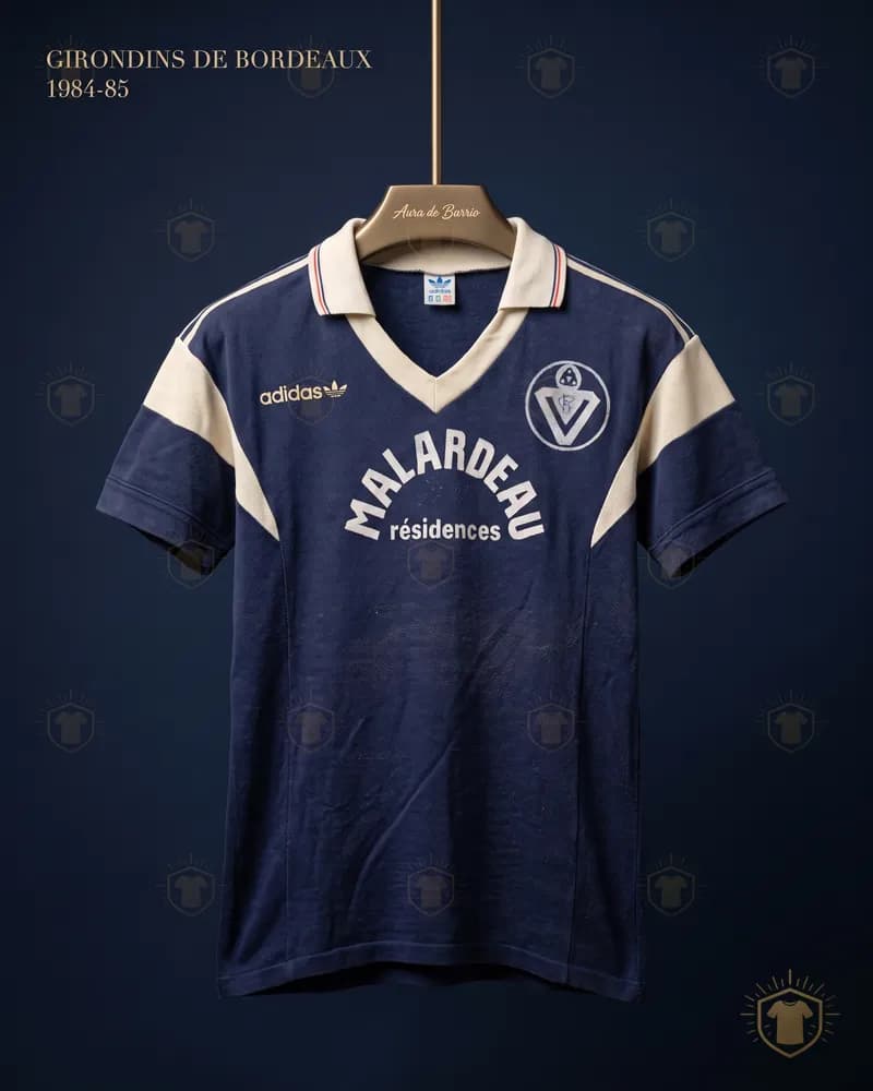 Camiseta local 1984–85 de Girondins de Bordeaux (recreación)