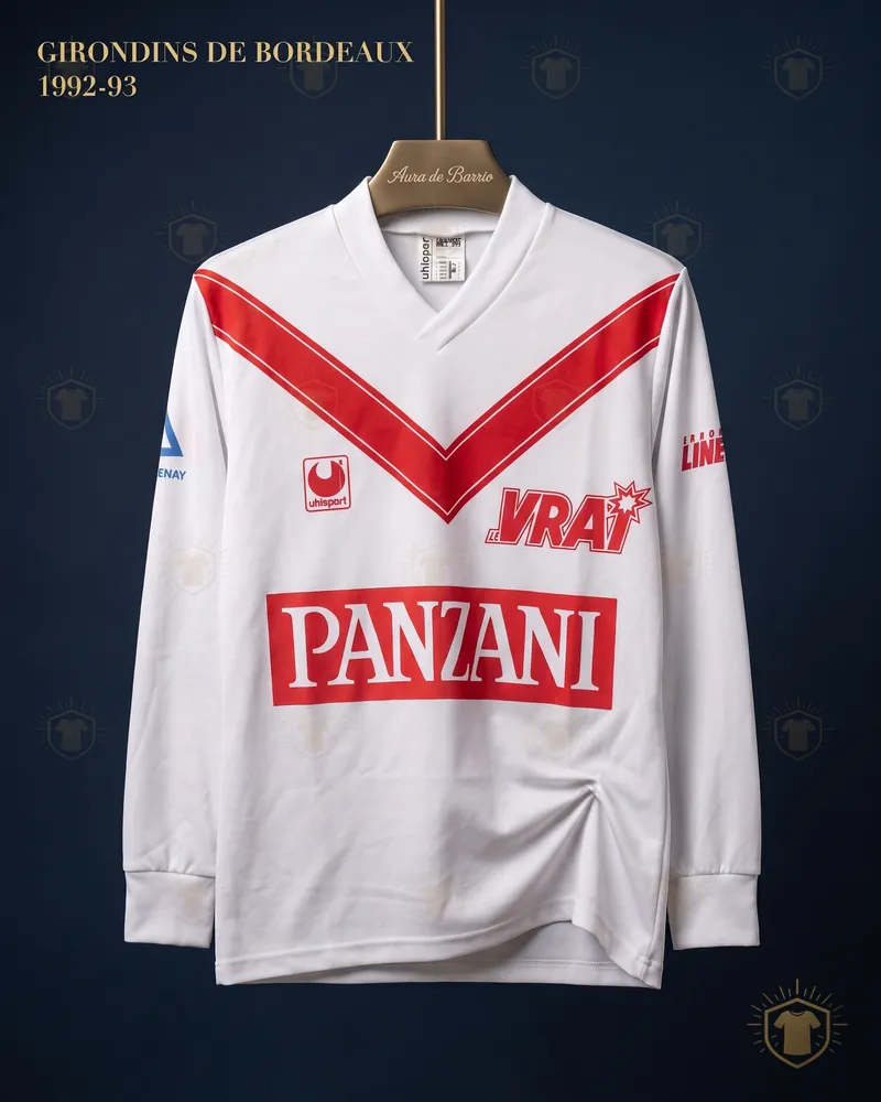 Camiseta visitante 1992–93 de Girondins de Bordeaux (recreación)