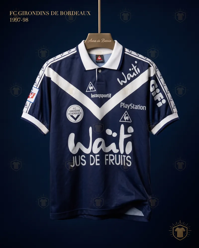 Camiseta local 1997–98 de Girondins de Bordeaux (recreación)