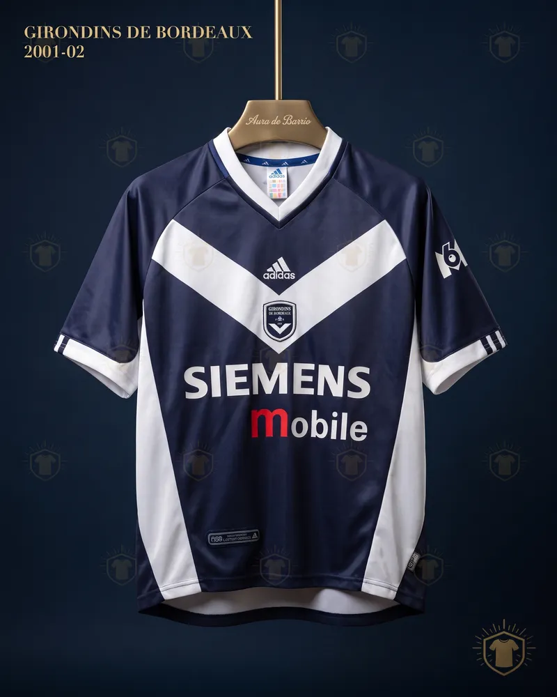 Camiseta local 2001–02 de Girondins de Bordeaux (recreación)