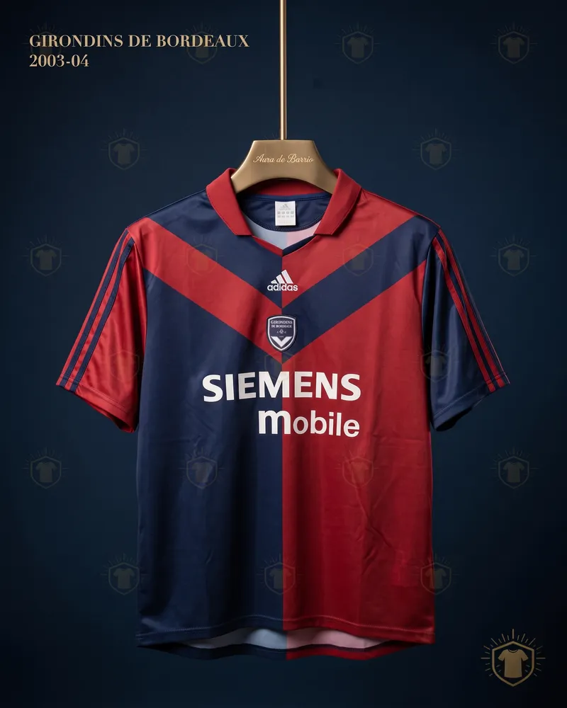Camiseta visitante 2003–04 de Girondins de Bordeaux (recreación)