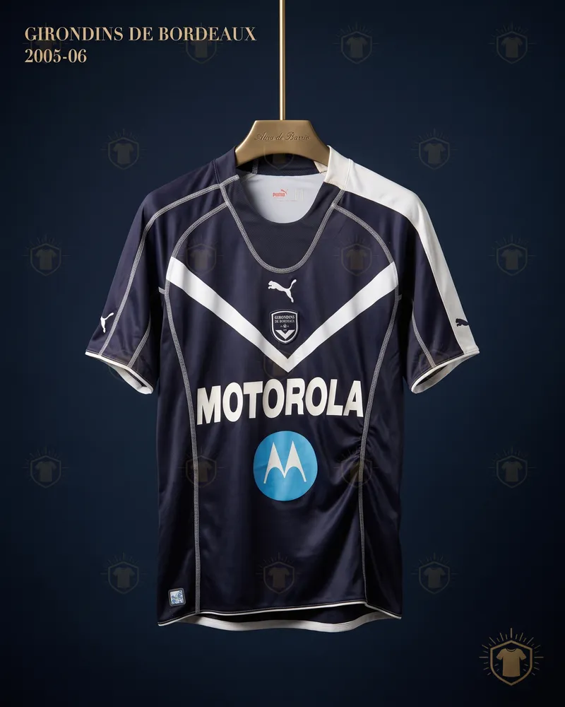 Camiseta local 2005–06 de Girondins de Bordeaux (recreación)