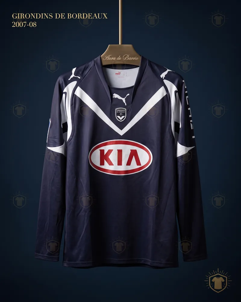 Camiseta local 2007–08 de Girondins de Bordeaux (recreación)