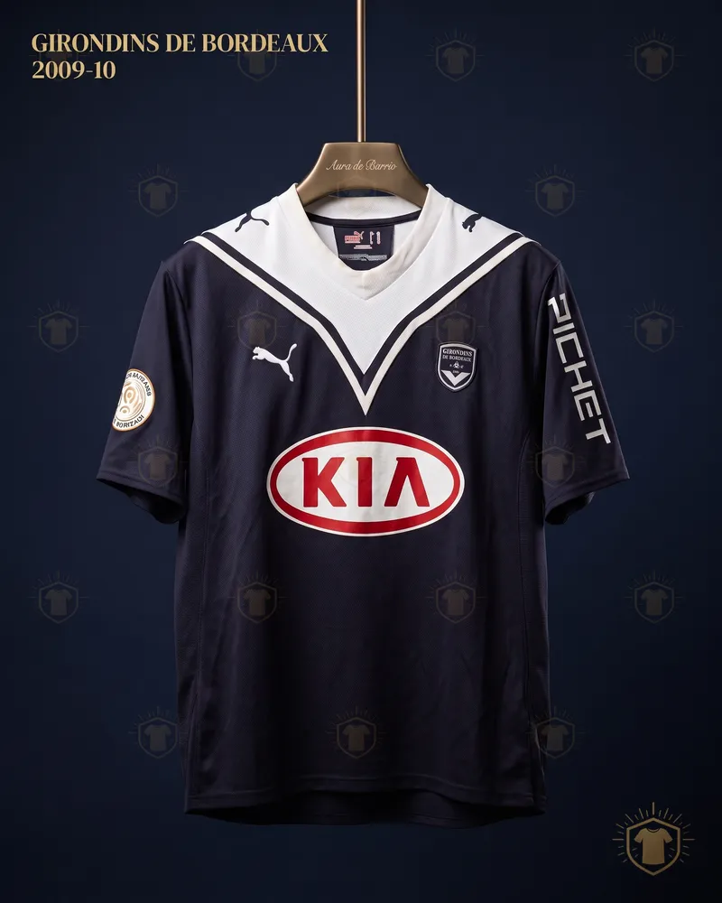 Camiseta local 2009–10 de Girondins de Bordeaux (recreación)