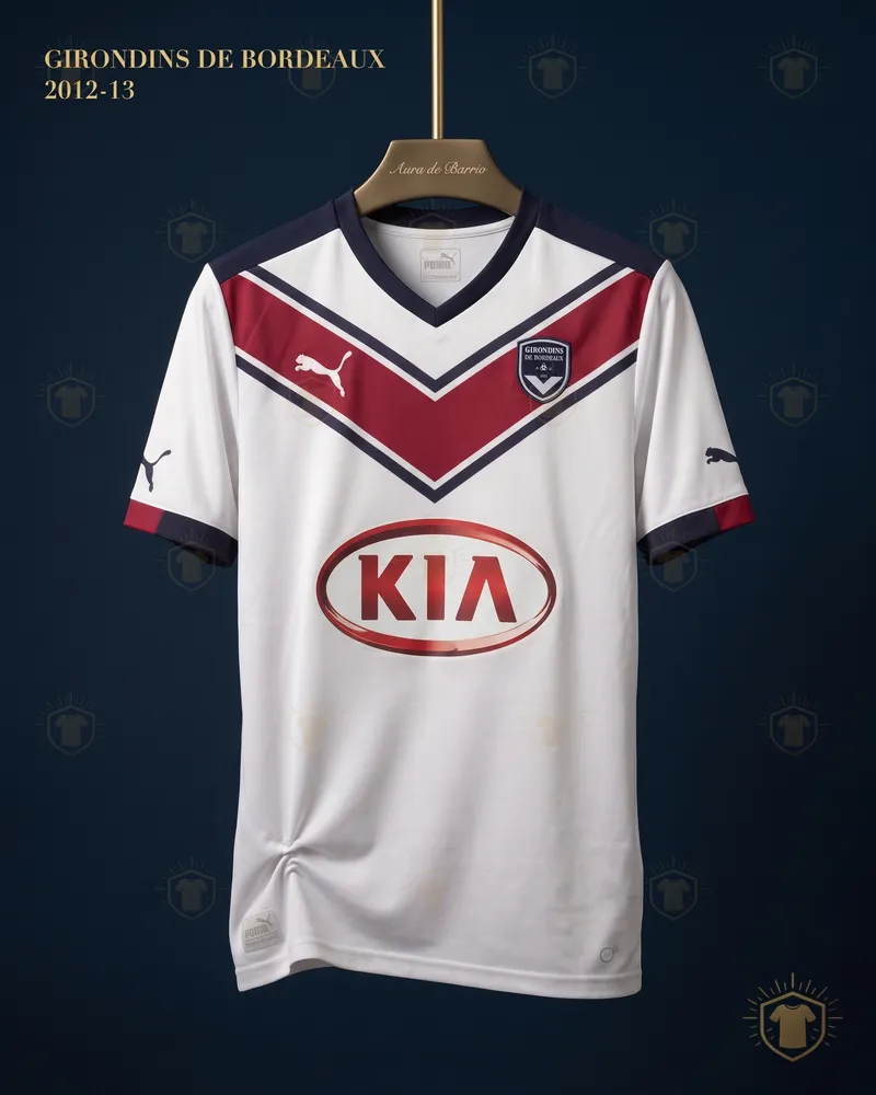 Camiseta visitante 2012–13 de Girondins de Bordeaux (recreación)