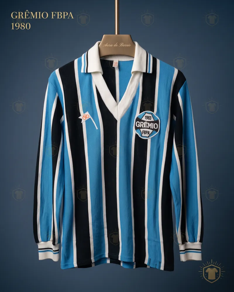 Camiseta local 1980 de Grêmio (recreación)