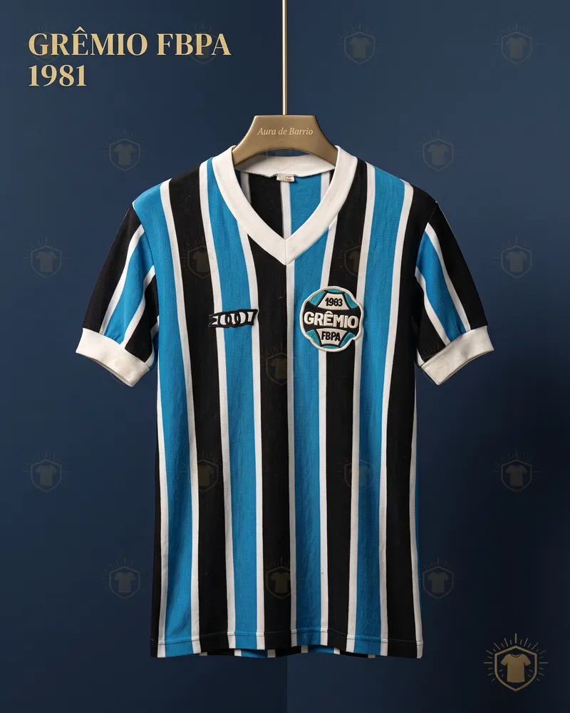 Camiseta local 1981 de Grêmio (recreación)