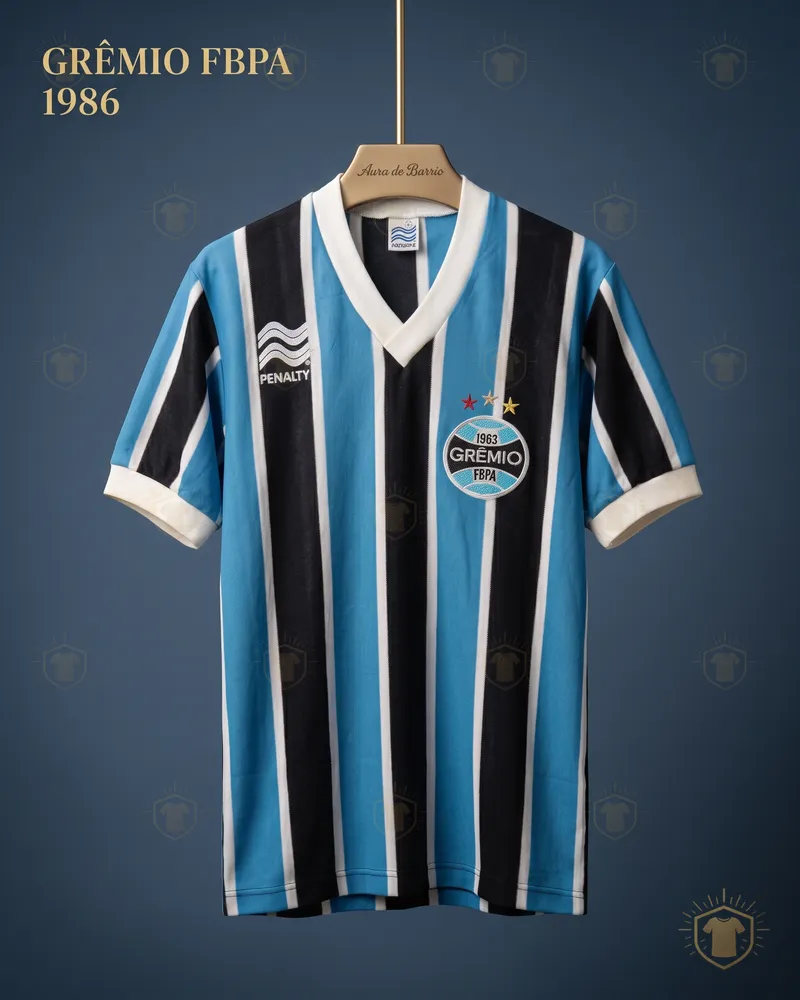 Camiseta local 1986 de Grêmio (recreación)
