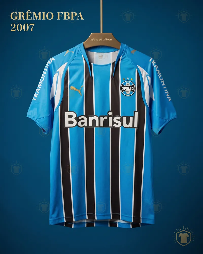 Camiseta local 2007 de Grêmio (recreación)