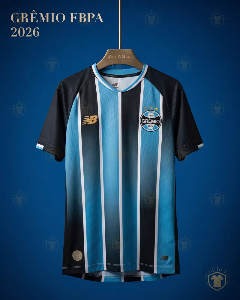 Camiseta local 2026 de Grêmio (recreación)