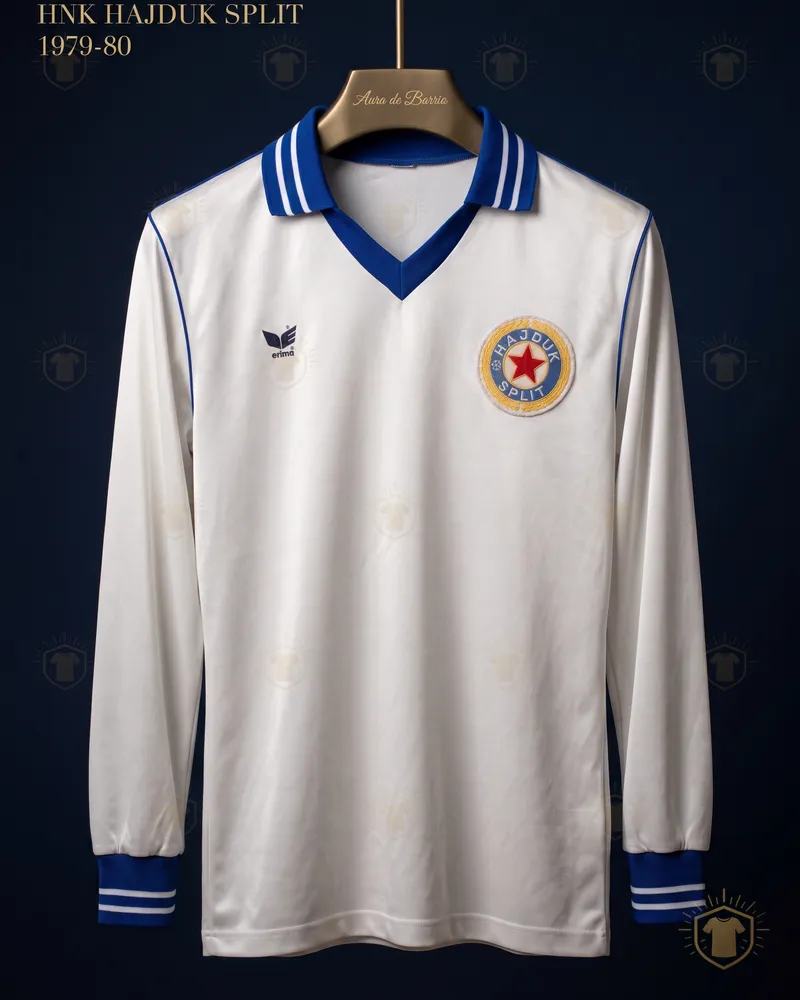 Camiseta local 1979–80 de HNK Hajduk Split (recreación)