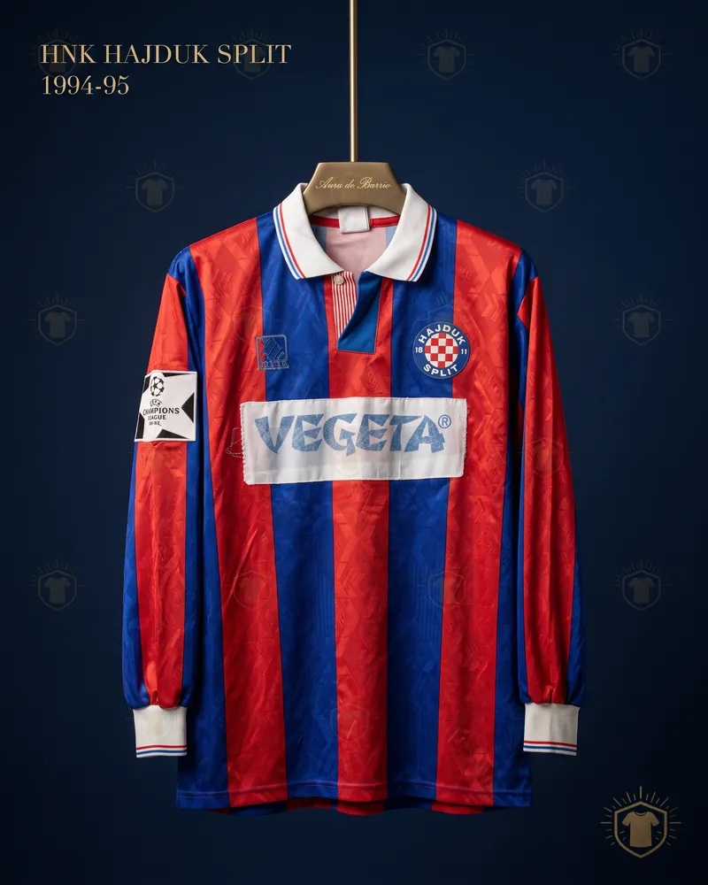 Camiseta visitante 1994–95 de HNK Hajduk Split (recreación)