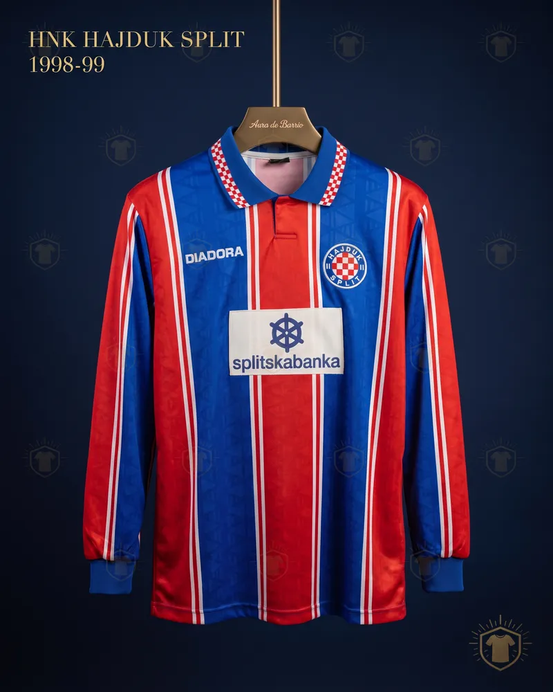 Camiseta visitante 1998–99 de HNK Hajduk Split (recreación)