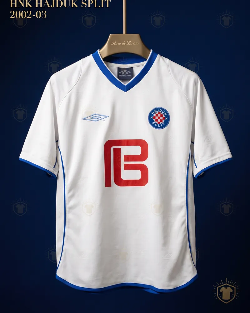 Camiseta local 2002–03 de HNK Hajduk Split (recreación)