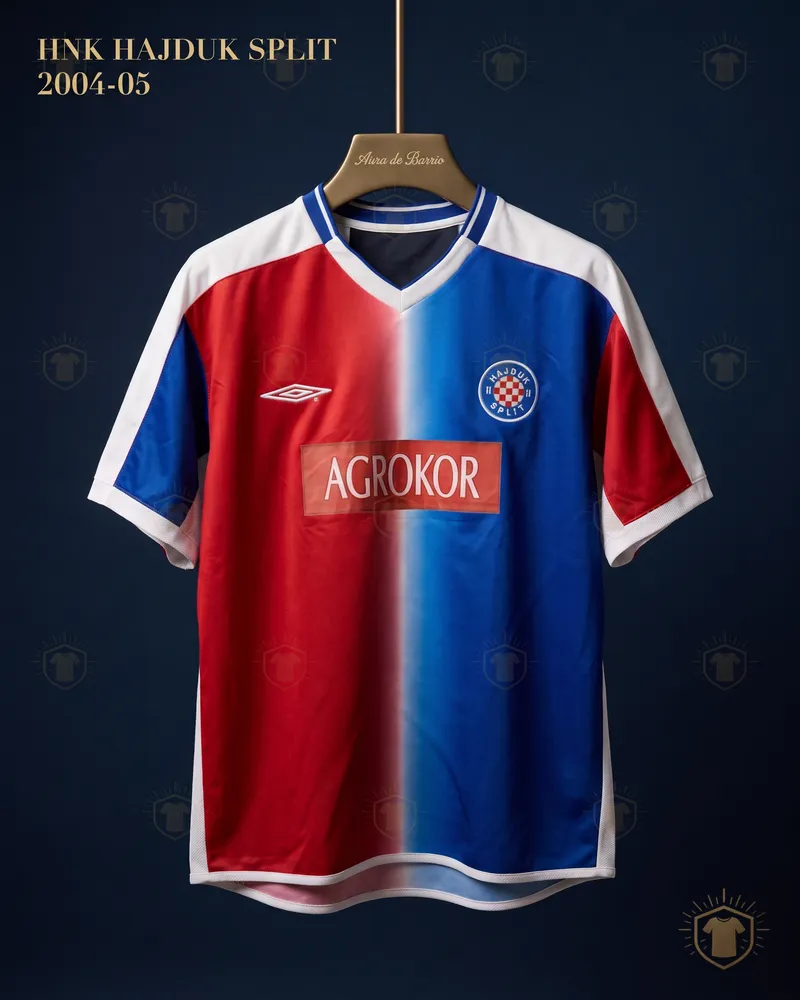 Camiseta visitante 2004–05 de HNK Hajduk Split (recreación)