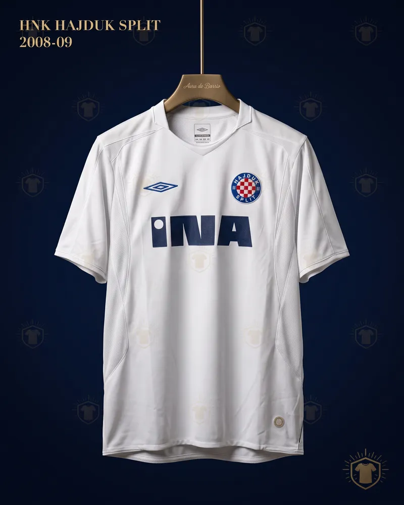 Camiseta local 2008–09 de HNK Hajduk Split (recreación)