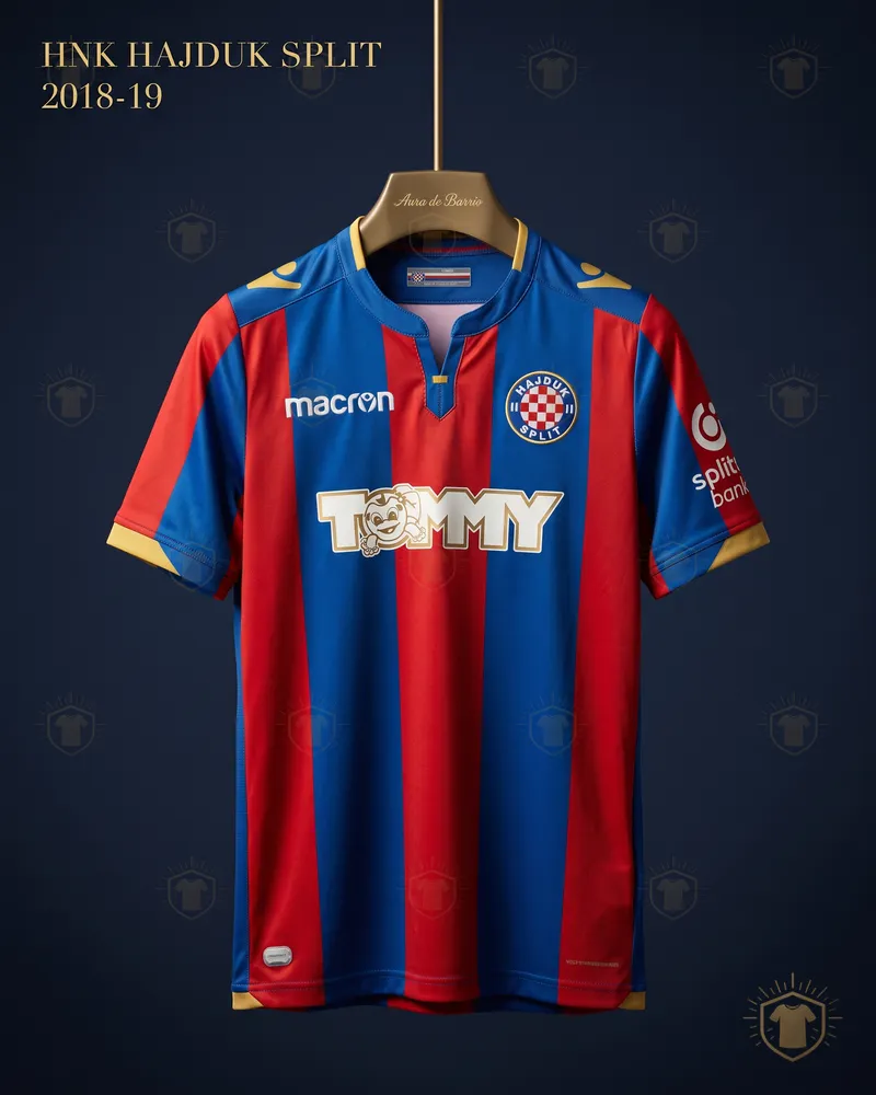 Camiseta visitante 2018–19 de HNK Hajduk Split (recreación)