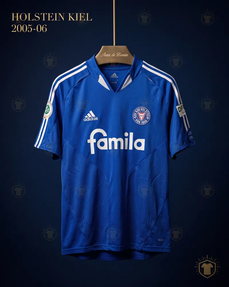 Camiseta local 2005–06 de Holstein Kiel (recreación)