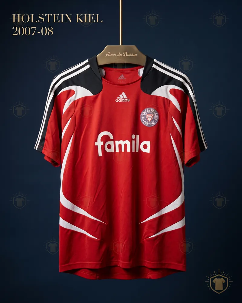 Camiseta local 2007–08 de Holstein Kiel (recreación)