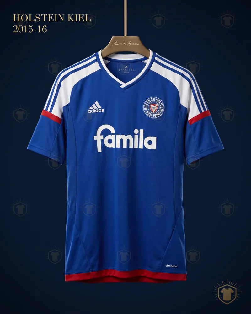 Camiseta local 2015–16 de Holstein Kiel (recreación)