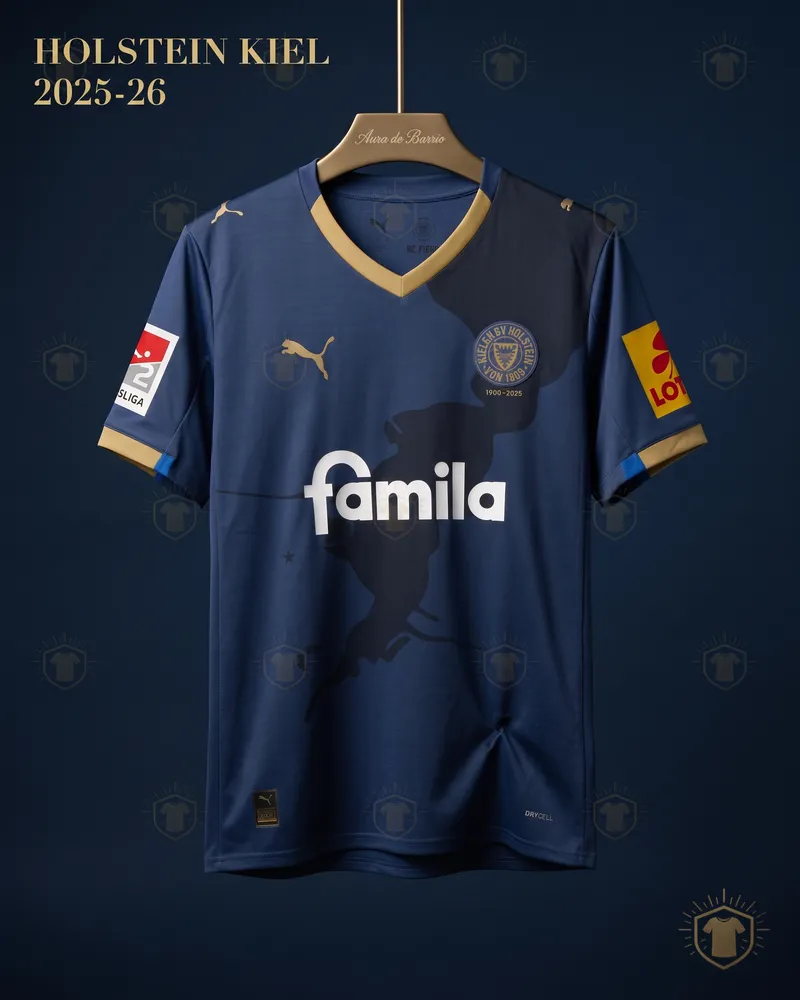 Camiseta local 2025–26 de Holstein Kiel (recreación)