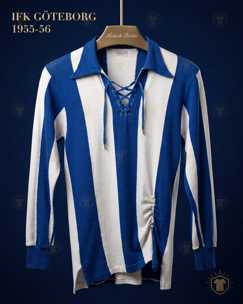 Maglia casa 1955–56 del IFK Göteborg (ricreazione)