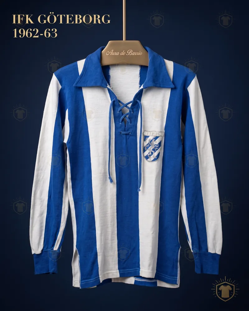 Maglia casa 1962–63 del IFK Göteborg (ricreazione)