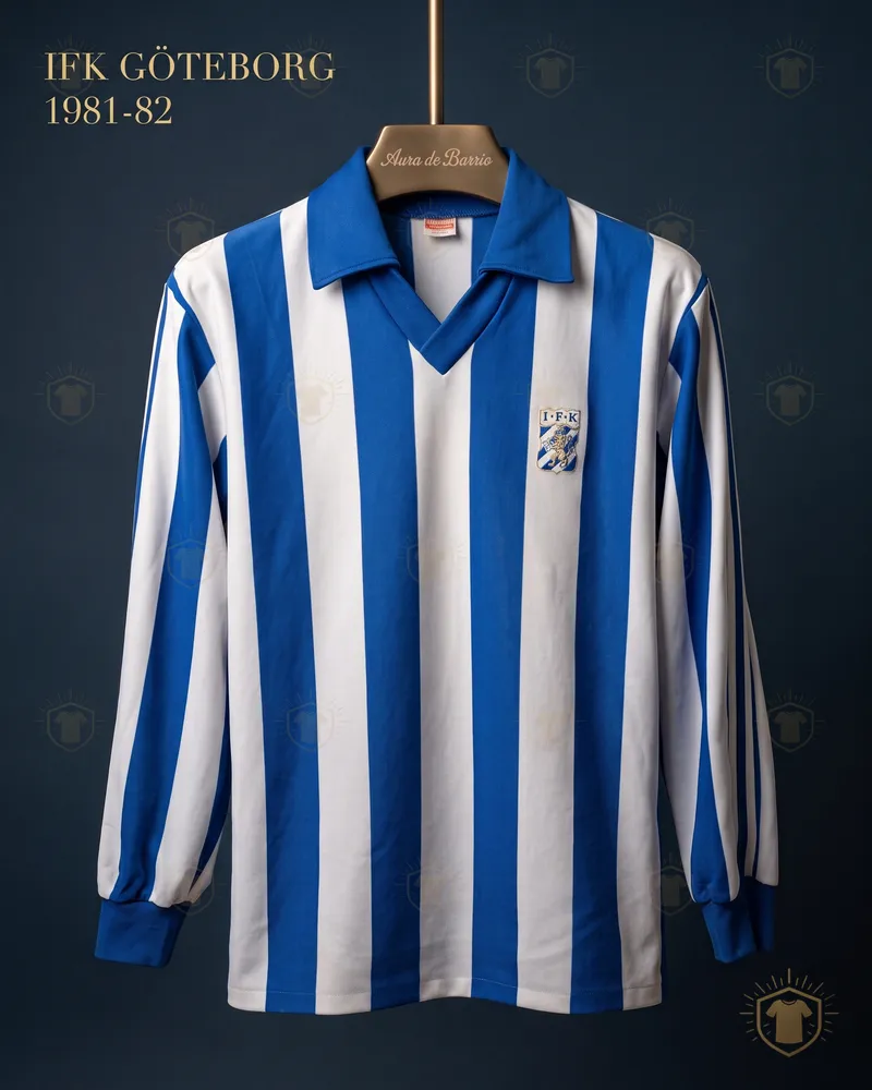 Maglia casa 1981–82 del IFK Göteborg (ricreazione)