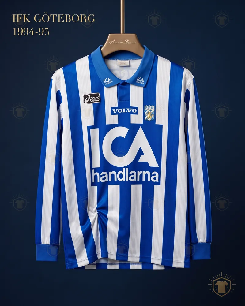 Camisa titular 1994–95 de IFK Göteborg (recriação)