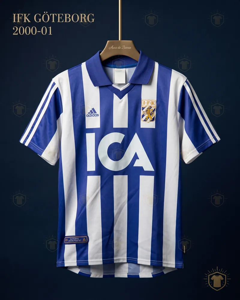 Camisa titular 2000–01 de IFK Göteborg (recriação)