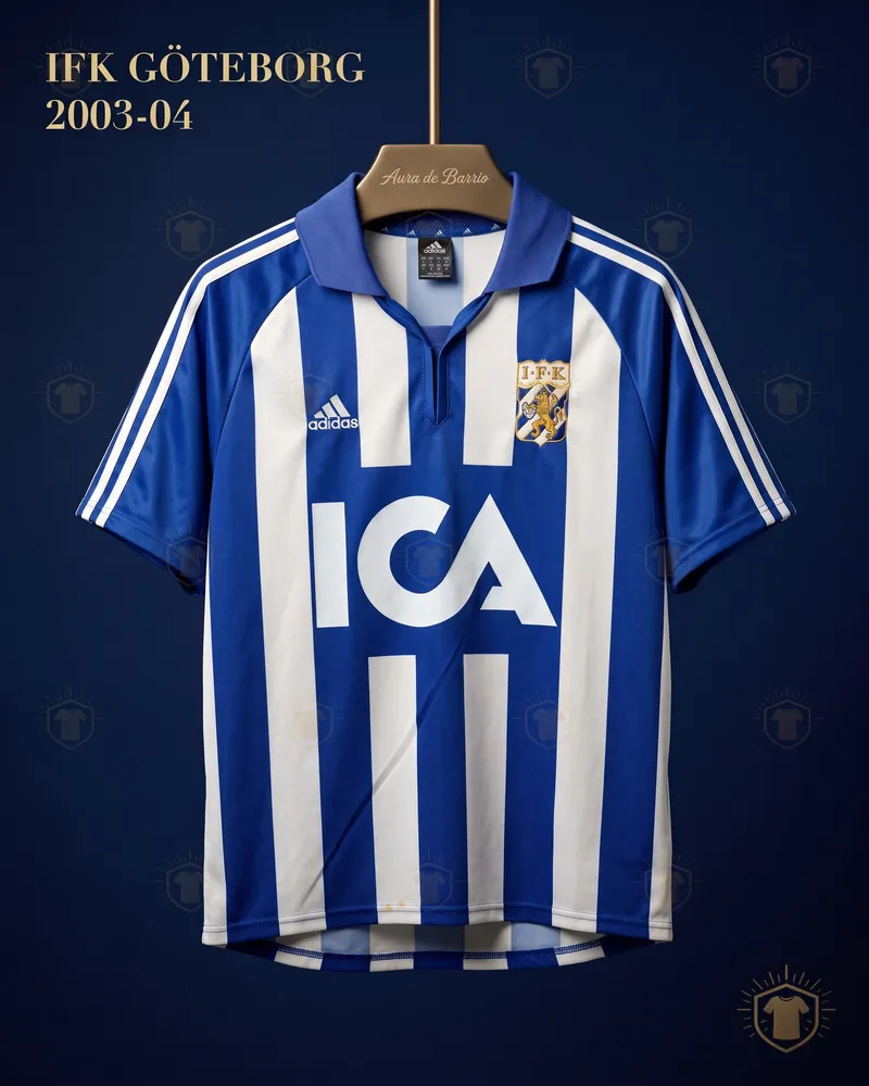 Camisa titular 2003–04 de IFK Göteborg (recriação)