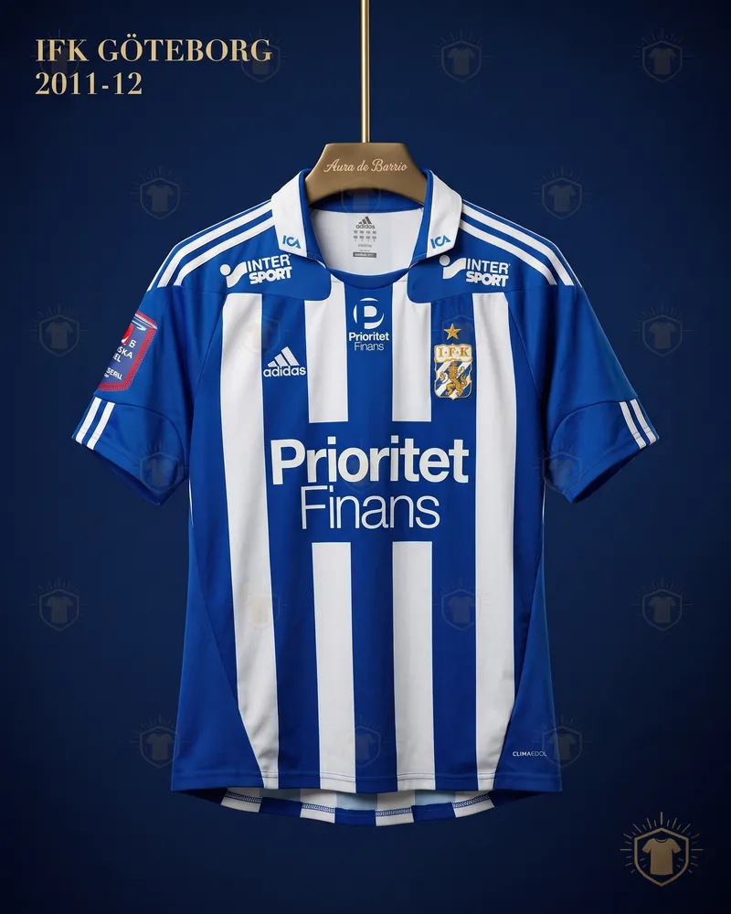 Camisa titular 2011–12 de IFK Göteborg (recriação)