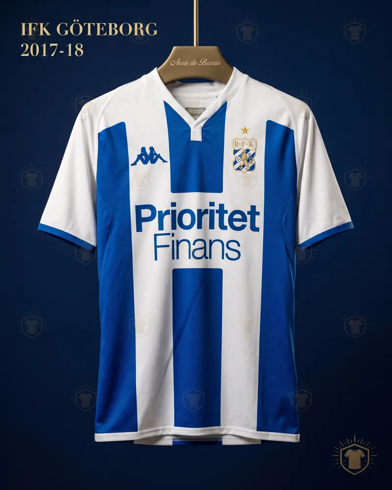 Camisa titular 2017–18 de IFK Göteborg (recriação)