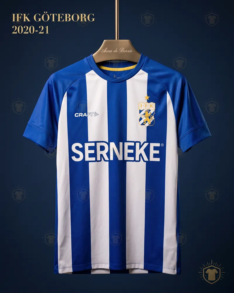 Maglia casa 2020–21 del IFK Göteborg (ricreazione)