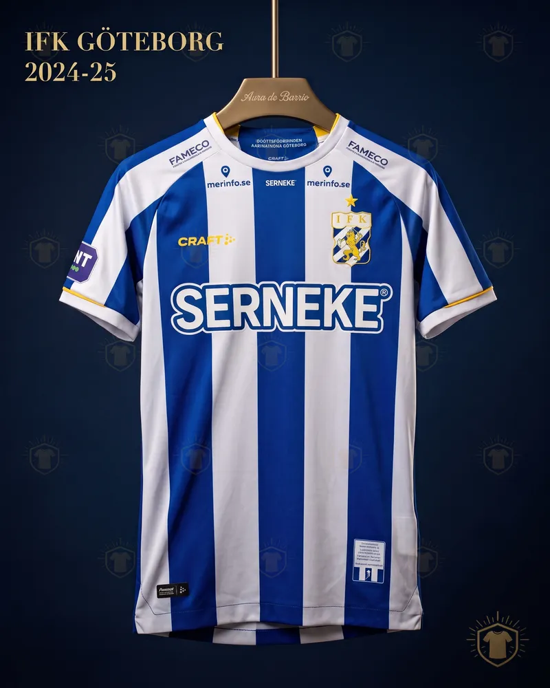 Maglia casa 2024–25 del IFK Göteborg (ricreazione)