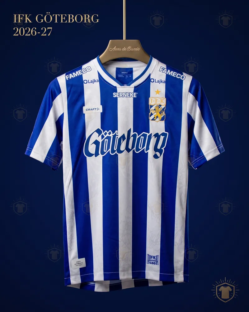 Maglia casa 2026–27 del IFK Göteborg (ricreazione)