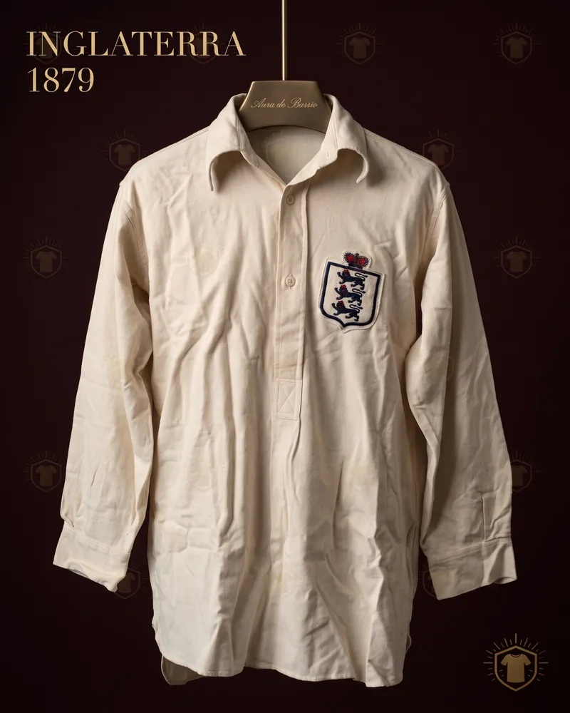 Camiseta local 1879 de Inglaterra (recreación)